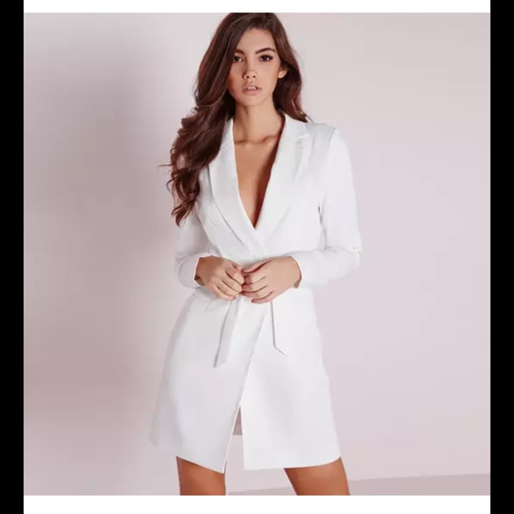 Brand new white dress/coat